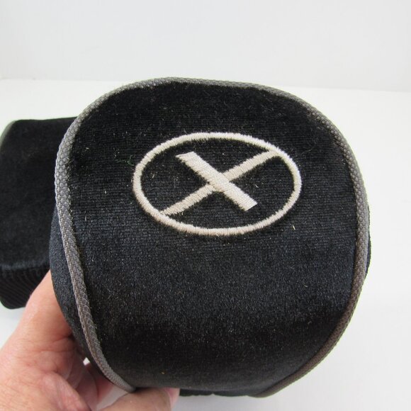 Golf Club Wood Covers Black Microfibre and Knit Base 3 and X - Picture 7 of 7